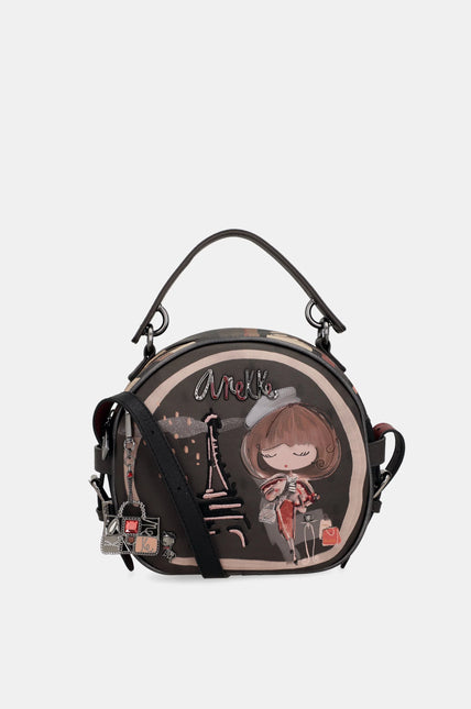 Bolso bandolera semi circular Mademoiselle