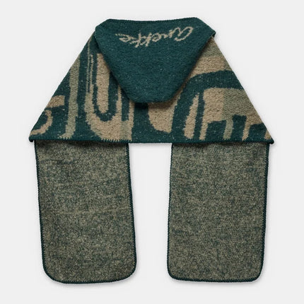 Anekke Green Combined Hooded Scarf
