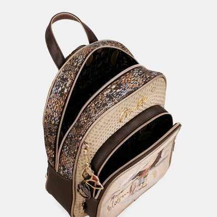 Mochilas Anekke Tulip en combinado beige
