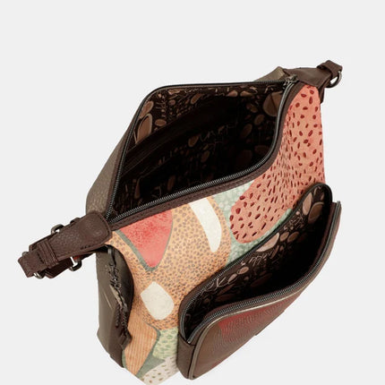 Bolsos bandolera Odyssey de tamaño grande con estampado multicolor