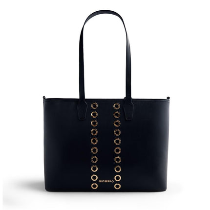 Bolsos Gioseppo Effie estilo shopper en negro con tachas doradas