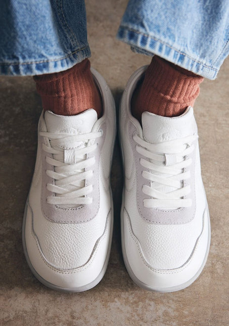 Zapatillas deportivas blancas BAREFOOT para hombre Solihull