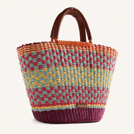 Capazo estampado multicolor Pangani