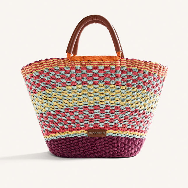 Capazo estampado multicolor Pangani