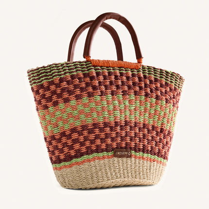 Capazo estampado multicolor Pangani