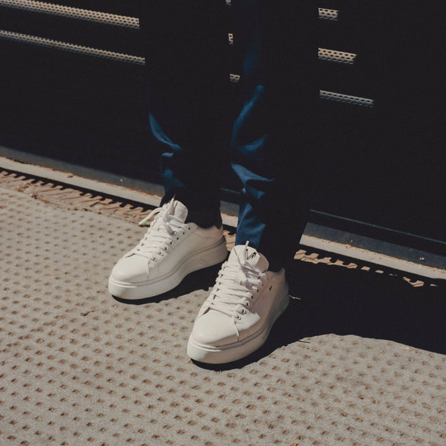 Deportivos blancos con piso grueso para hombre Sullivan