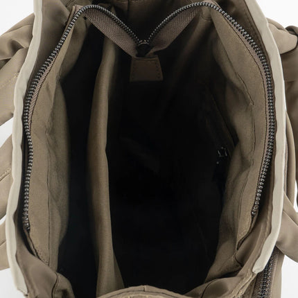 Bolsos mochila Victoria en tejido nylon con detalle de nudo