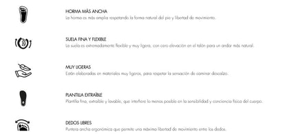 Zapatillas deportivas para mujer Olmo Barefoot serraje y contraste