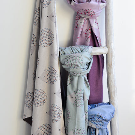 Pashminas Noco con diseño de erizos