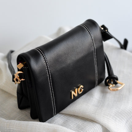 Bolsos bandolera con compartimentos y adorno de corazón