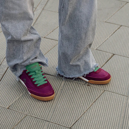 Zapatillas deportivas Muse en combinado burdeos