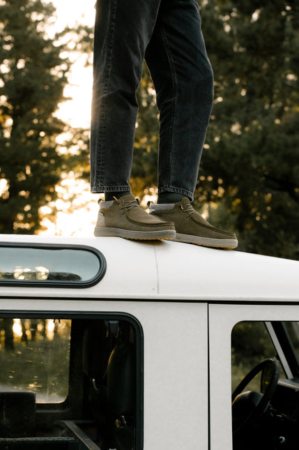 Botas Baikal para hombre en piel serraje con membrana impermeable