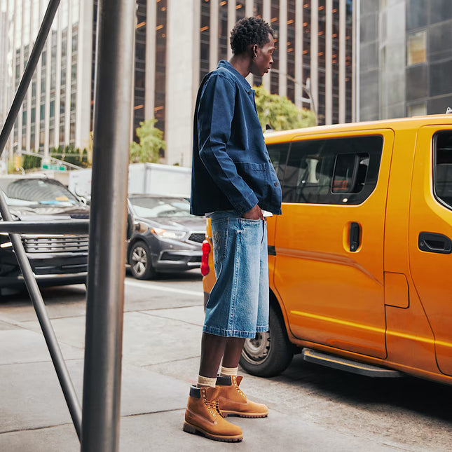 Botas Timberland Premium 6 inch waterproof para hombre en amarillo