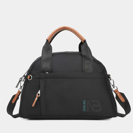 Bolsos estilo bowling Bailén en tejido negro