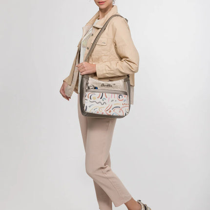 Bolsos bandolera con estampado de colores Olympia