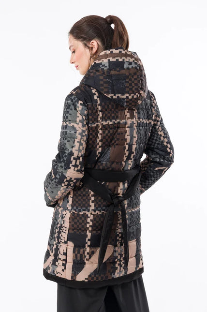 Anekke Reversible Long Hooded Coat