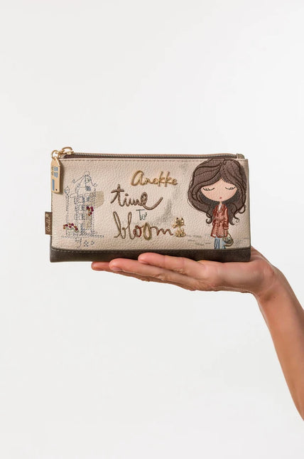 Carteras billeteras flexibles de tamaño grande línea Tulip
