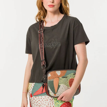 Bolsos bandolera en estampado multicolor Odyssey