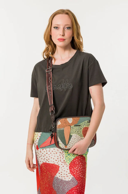 Bolsos bandolera en estampado multicolor Odyssey