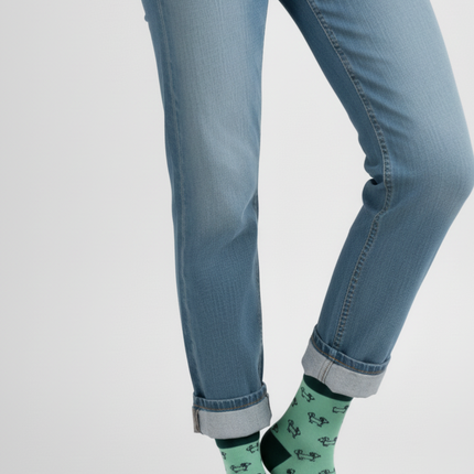 Calcetines para mujer con diseño de perritos