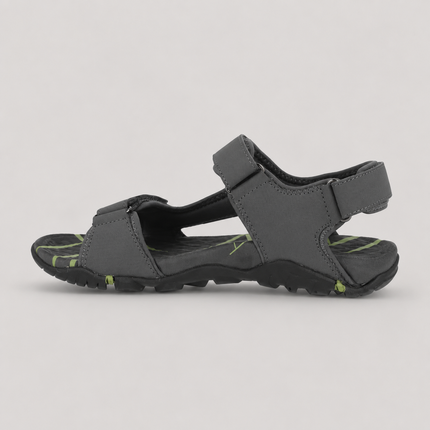 Sandalias grises para hombre con cierres de velcro Jerez 01