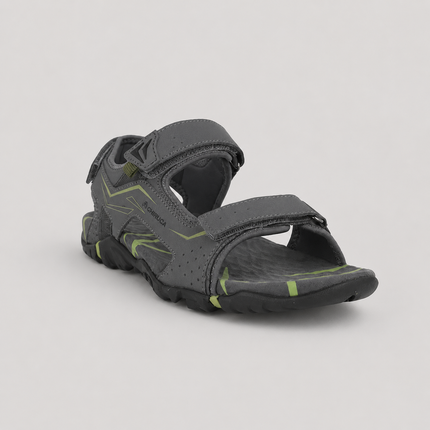 Sandalias grises para hombre con cierres de velcro Jerez 01
