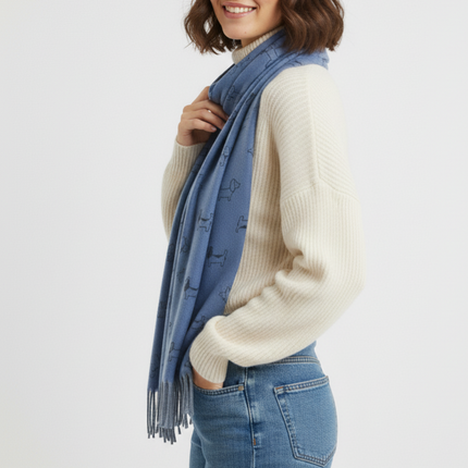 Pashminas Noco con diseño de perritos