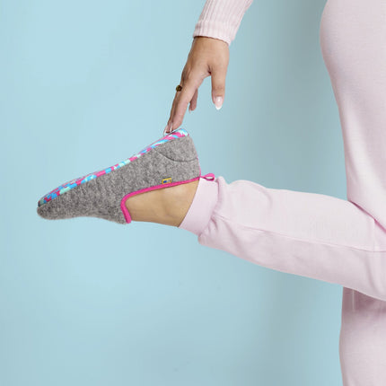 Zapatillas de casa para mujer Dinamic con suela multicolor