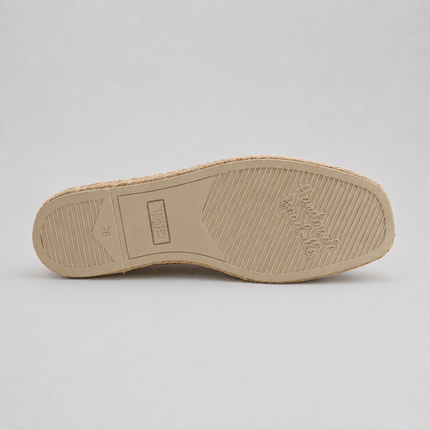 Zapatillas de esparto inspiración ballet con cintas