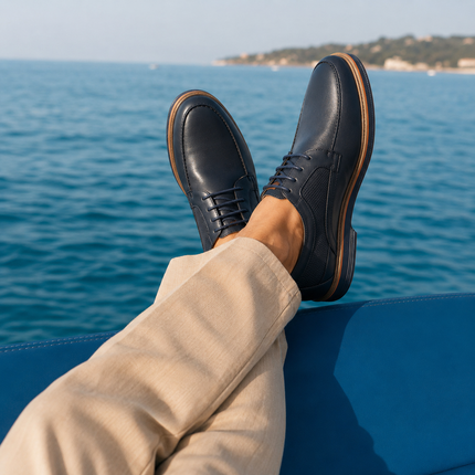 Zapatos de piel con cordones para hombre Tristan