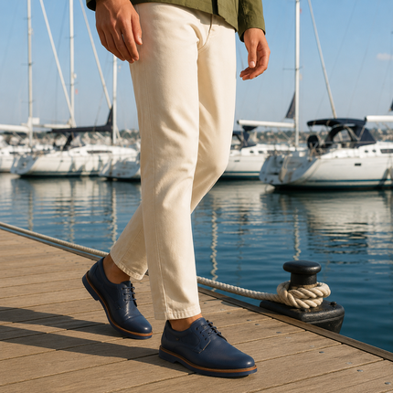 Zapatos de piel con cordones para hombre Tristan