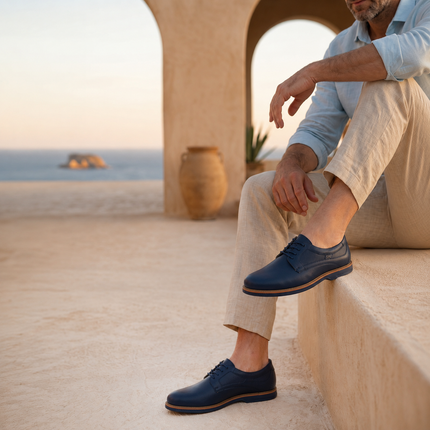 Zapatos de piel con cordones para hombre Tristan