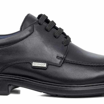 Black Laces Shoes for Men with waterproof membrane