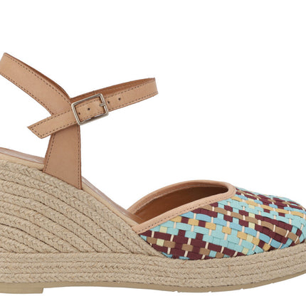 Casteller espadrilles with multicolored braided shovel