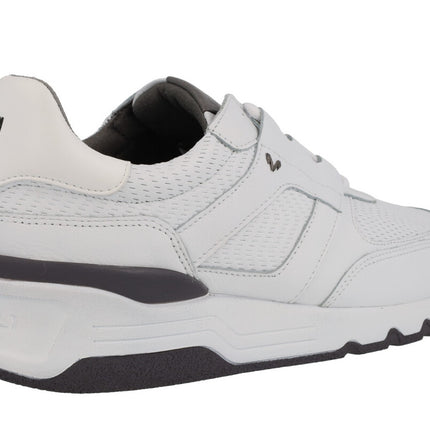 White leather sports for men Newport 1513-2708