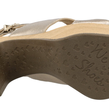Sandalias de piel Arbórea con tacón y plataforma