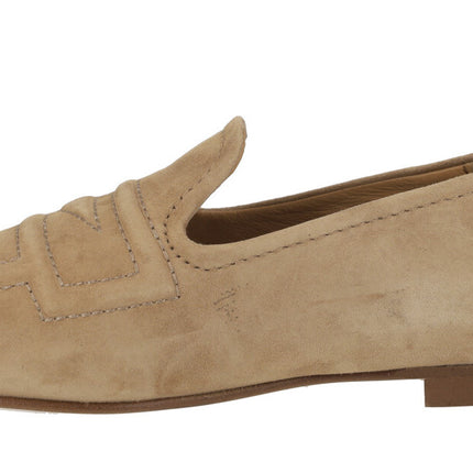 Ginza suede moccasins for women