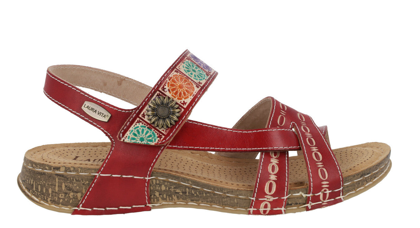 Sandalias de piel estilo étnico Jaclouxo 05 para mujer