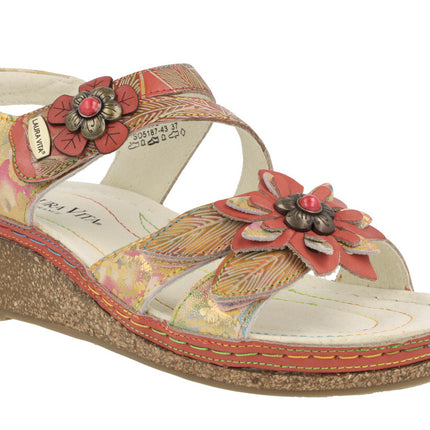 Sandals fascineo 43 rose with flower ornament