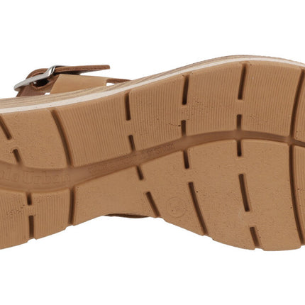 Nubuck sandals die with buckle closure