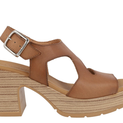 Paula Urban Sandals in Leather Leather with Heel and Platform