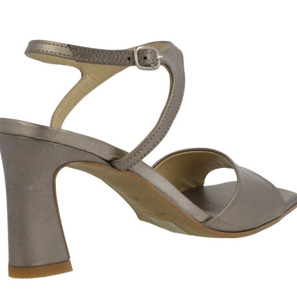 Alexia leather sandals with ankle bracelet