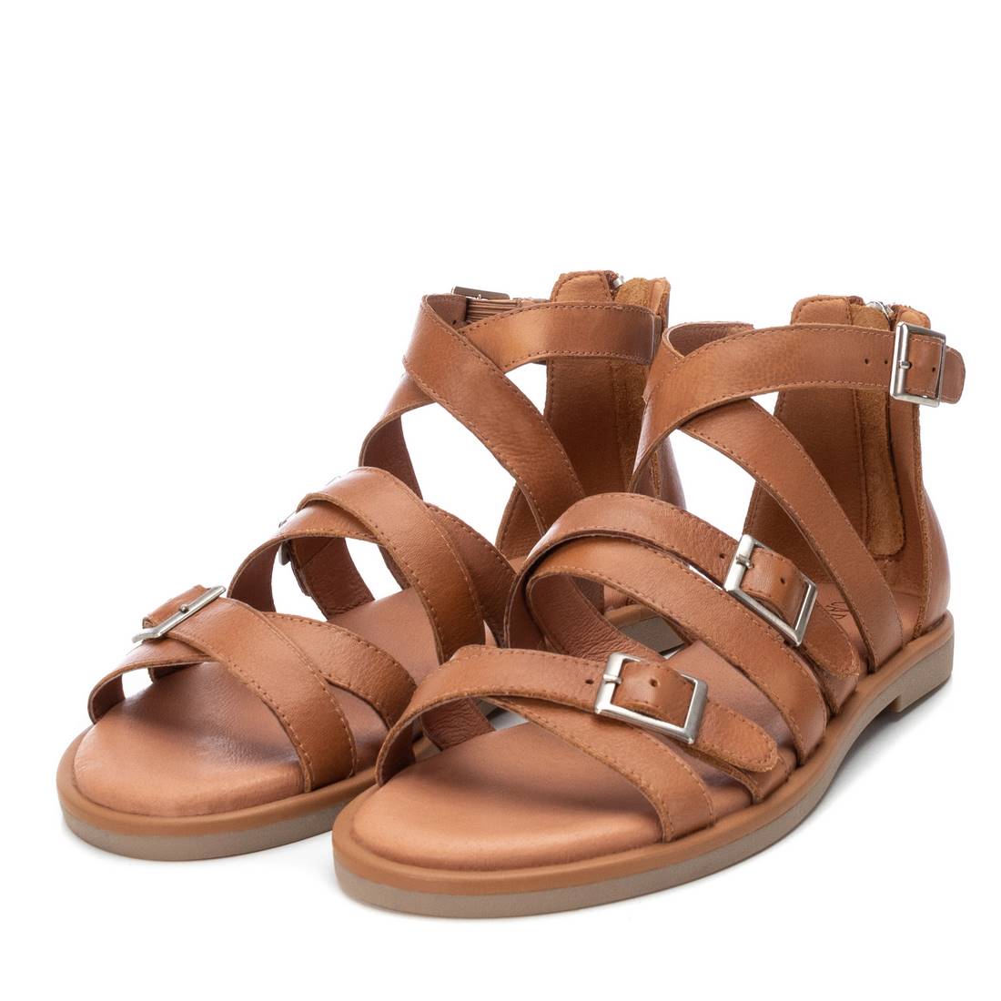 Calzados Sandalia Mujer Piel Sandalias Estilo Romana Sandalia