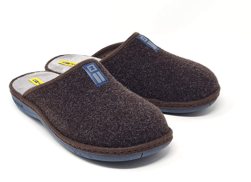 House shoes for men in flashed fabric