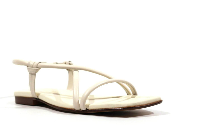 Sandalias planas de piel con tiras - Zapaterías Cortés