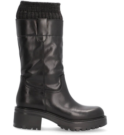 BLACK BOOTS COOL EFFECT SOCKETY FOR WOMEN