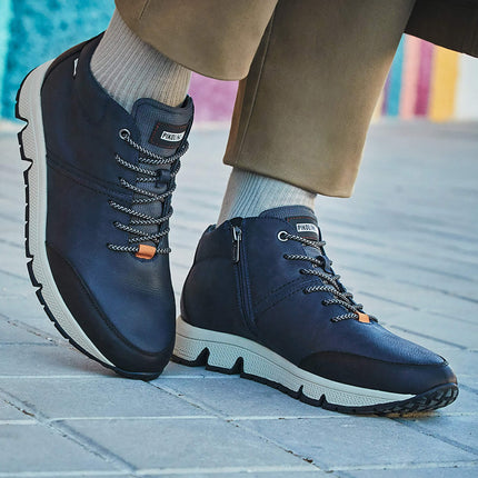 Blue Booties With Laces For Men Ferrol