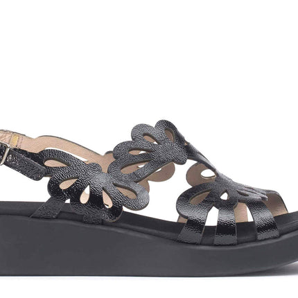 Margarita sandals for women in leather patent leather