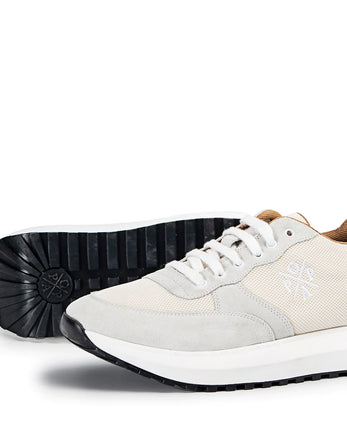 Sneakers Inés blanco multimaterial