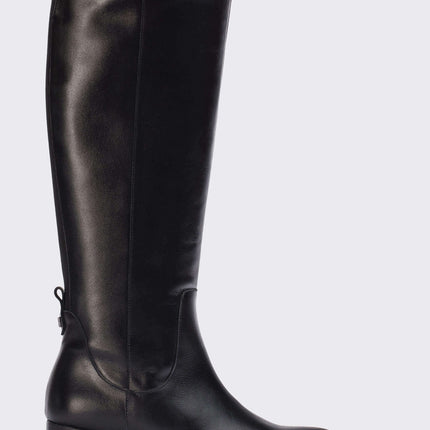 High Boots for Women in Black Leather